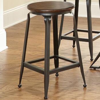 Steve Silver Adele AE360CC Counter Stool with Wood Seat and